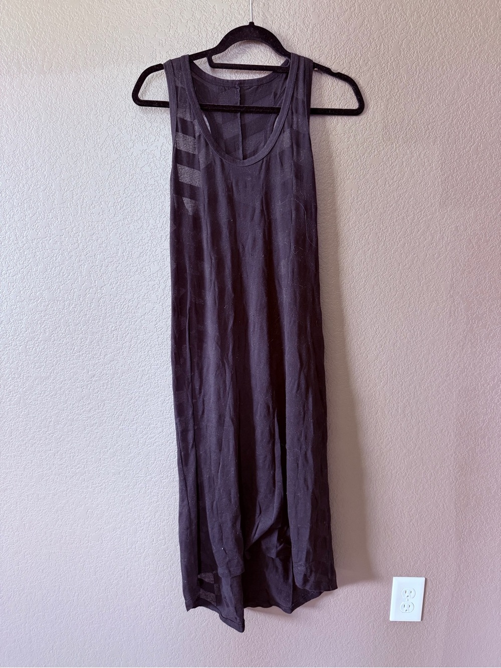Sleeveless Black burnout Midi Dress - Versatile Everyday Style